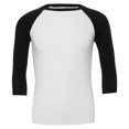 thumbnail image 1 of Bella + Canvas T-Shirt de Baseball à Manches 3/4 pour Adulte, 1 of 3