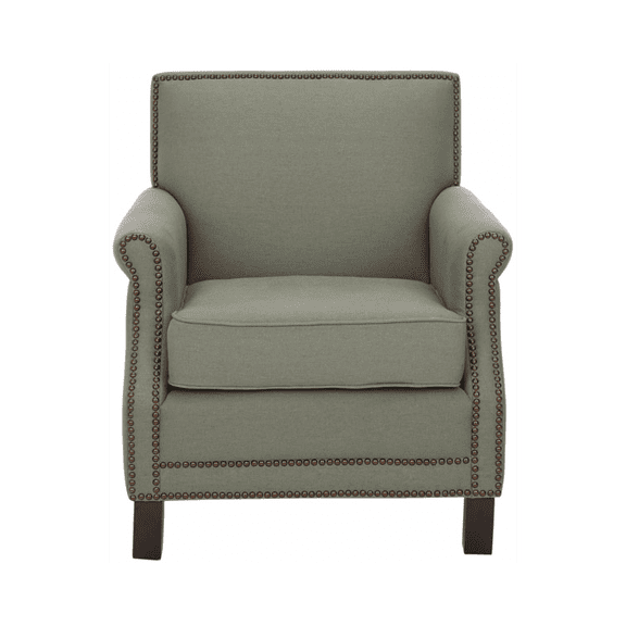 Safavieh Mercer Collection Linen Club Chair - Grey,