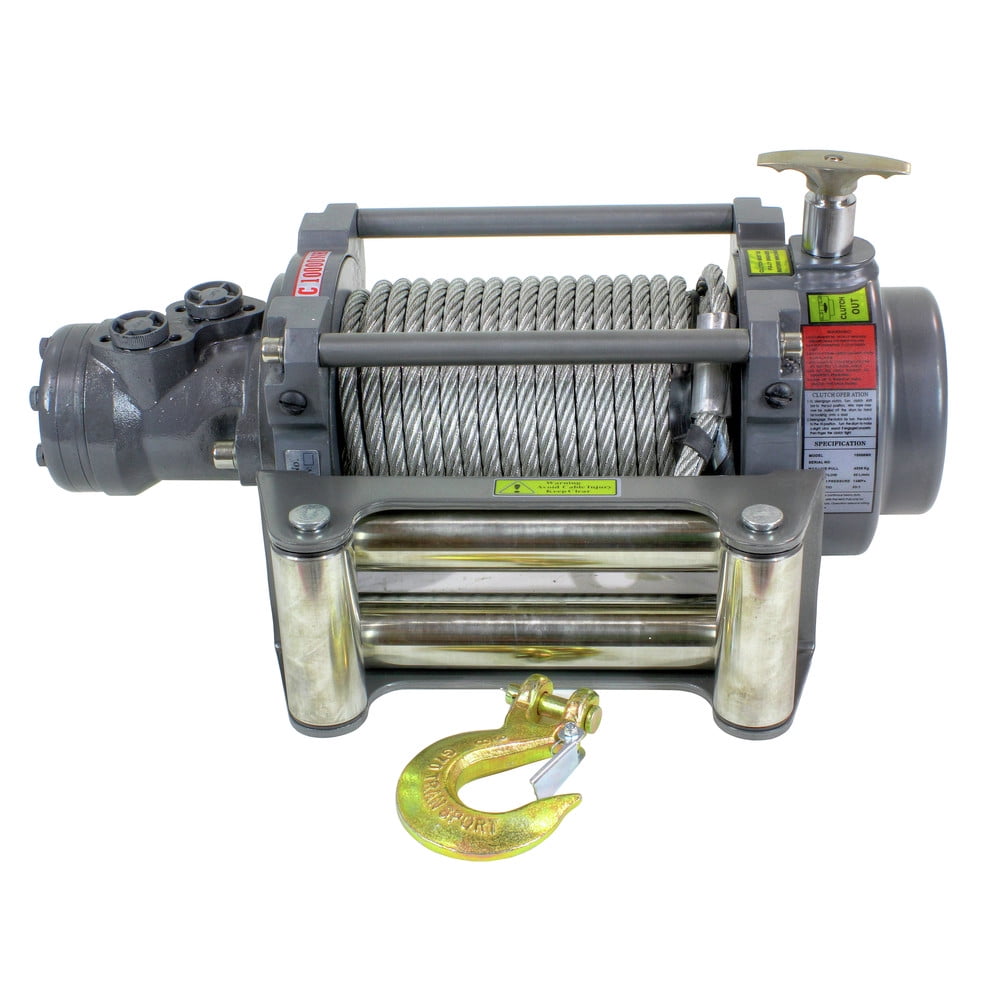 Warrior Winches 10000NH 10,000 lb. NH Series Hydraulic Winch Walmart