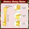 thumbnail image 2 of 8 Pack Christmas Stockings Holder Hanger,Metal Hooks for Hanging Christmas Stockings,Stocking Holders for Mantle for Christmas Decorations (8Gold, 8), 2 of 6