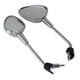 thumbnail image 3 of Repuesto de espejo retrovisor de motocicleta de 2 piezas para Piaggio Vespa Primavera 50 4T 4V NOABS E2 2013-2017Plata, 3 of 5