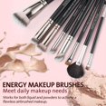thumbnail image 4 of Juego de brochas de maquillaje ENERGY 8 piezas con funda de fibra sintética vegana, 4 of 9