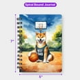 thumbnail image 5 of Happy Father's Day Shiba Inu Playing Basketball with Best Dad Jersey Spiral Bound Journal Shibas Dog Lovers Gifts Idea 5x7in Spiral Notebook - 13006, 5 of 5