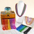 thumbnail image 4 of Collares ovalados coloridos de Mardi Gras Beads SHAOQINLIN, 100 unidades, 4 of 7