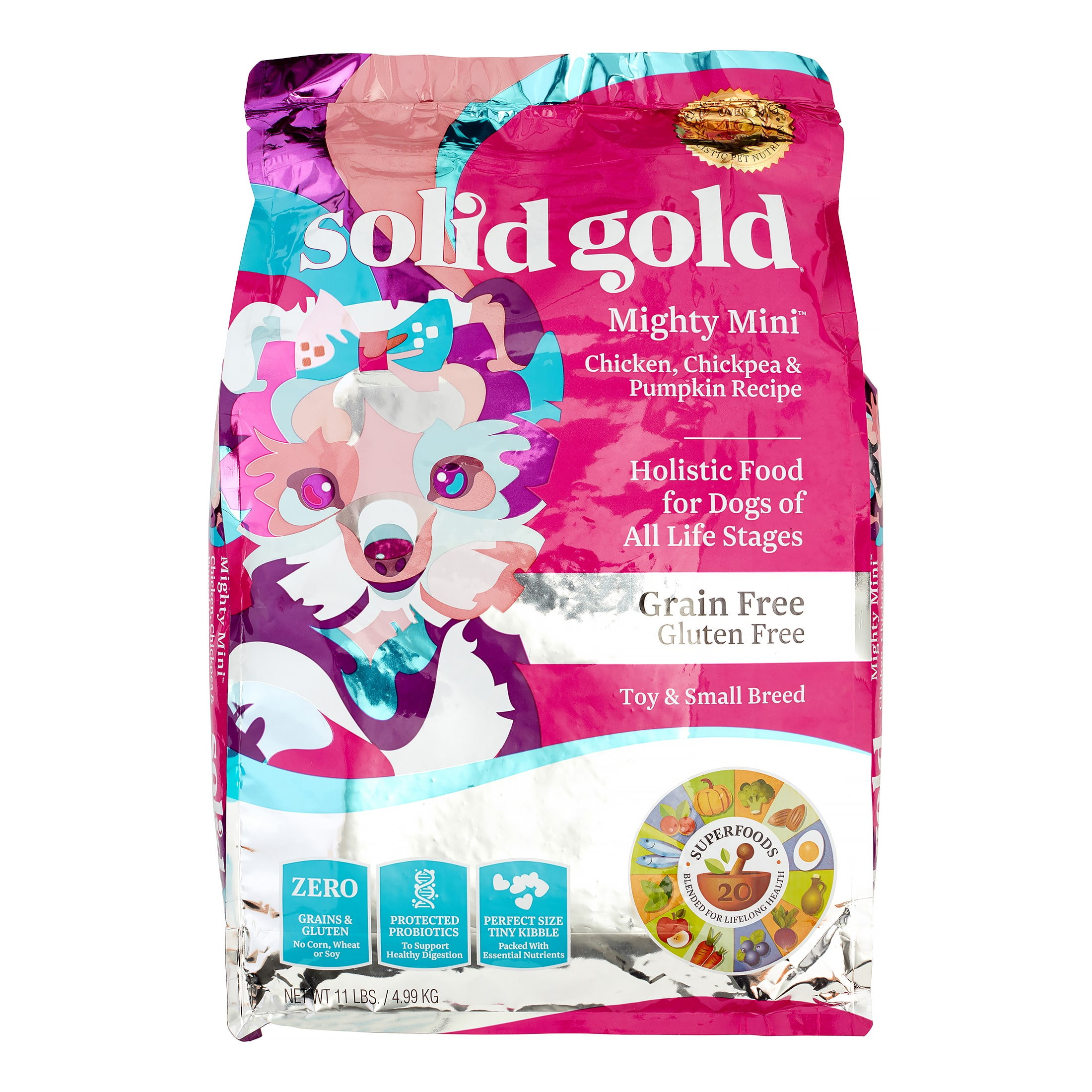 solid gold small breed