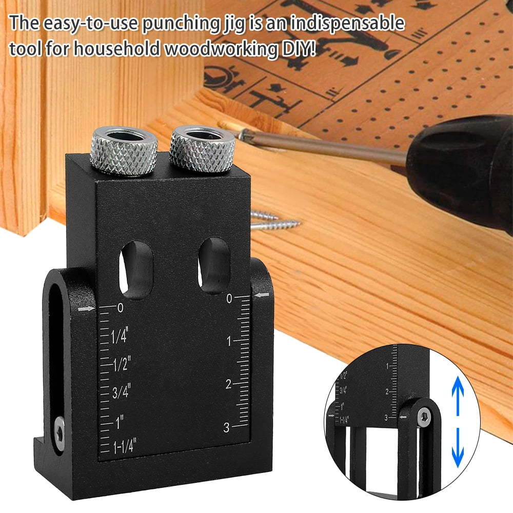 Hands DIY Woodworking Pocket Hole Screw Jig Woodworking Angle Drilling