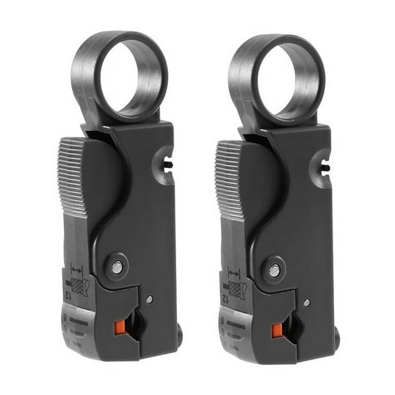 2x New Coaxial Cable Stripper Coax Stripping Tool RG59 RG58 RG6