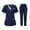 Dark Blue, variant on Nursing Uniforms Scrub Set for Woman Short Sleeve Workwear Nurse Suit Set Light Blue L