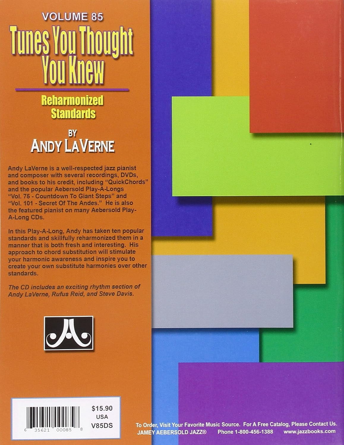 Jamey Aebersold - Tunes You Thought You Knew: Reharmonized Standards - Music & Performance - CD