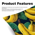 thumbnail image 2 of Banana Decorative Bed Pillow Covers Throw Pillows Set with Unique Patterns for all Occasions - 16x16, 18x18, 20x20 inches - 2 Pack Pillow Inserts Included, 2 of 6