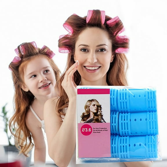 Self Grip Hair Rollers Set for Effortless Styling and Salon Quality Results Without Heat Damage