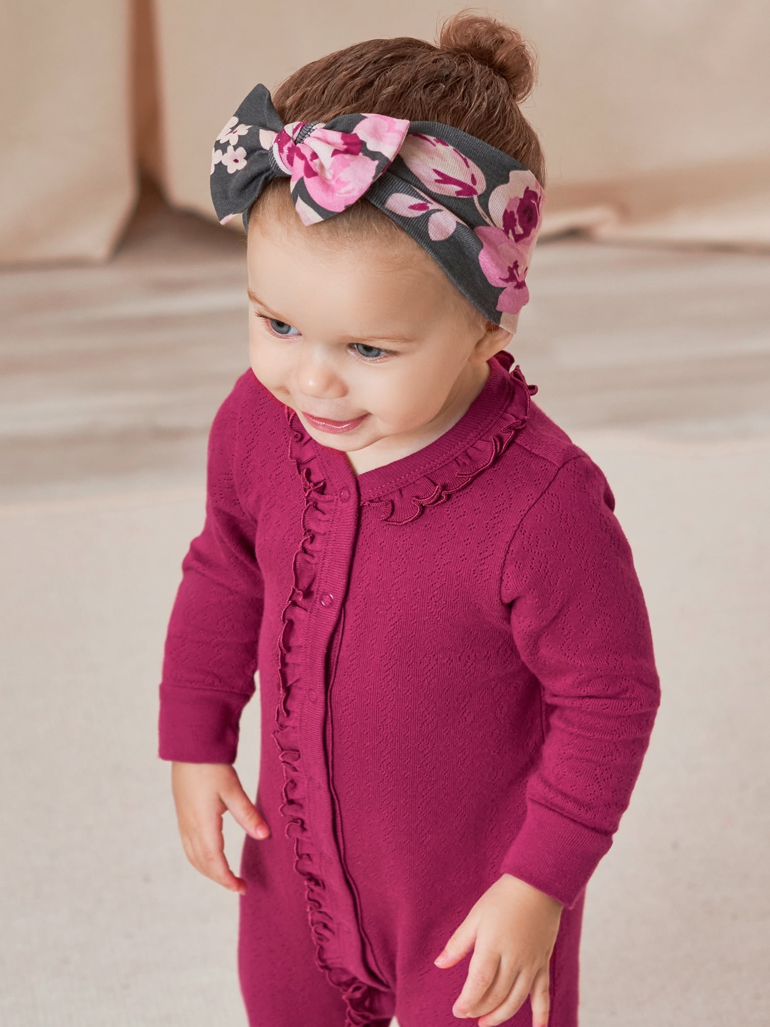 Modern Moments by Gerber Baby Girl Casual Accessory Set, 6-Piece (0/6 Months)