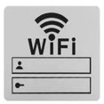 thumbnail image 1 of Shisuyan Wifi Password Sign Sticker Mirror Wall Sticker Home Business Mirror Wall Sticker Network Coverage Sign For Restaurant Office Salon Home, 1 of 8