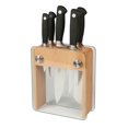 thumbnail image 1 of Mercer Culinary M20050 6 Piece Knife Set w/ Beechwood/Glass Block, 1 of 1
