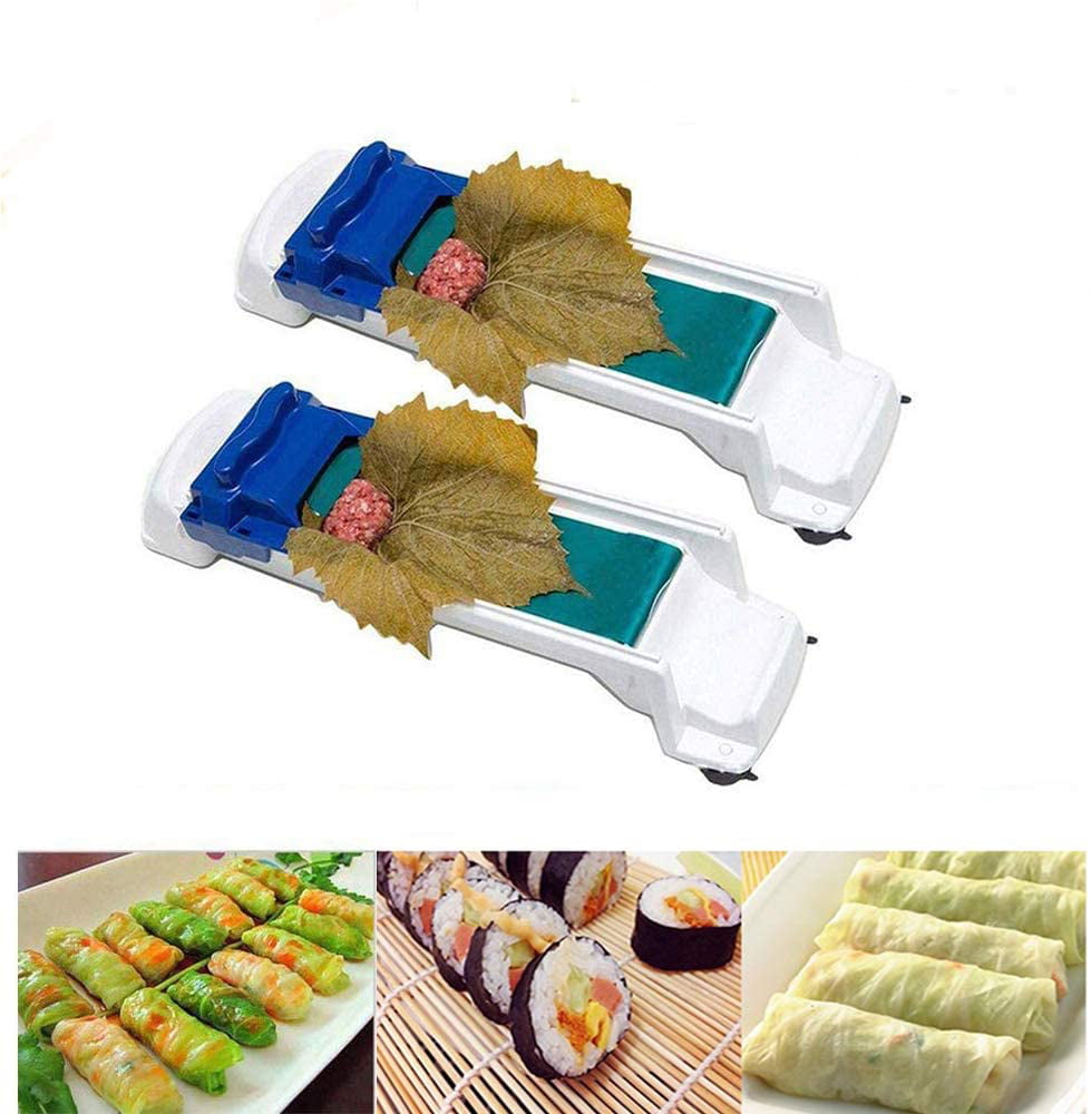 Dolma Roller Vegetable Meat Roller Stuffed Grape Cabbage Sushi Maker Machine Easy Fun Rolling Tool for Beginners and Children 