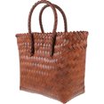 thumbnail image 1 of unbranded Bolso De Tejido Color Marrón Para Almacenamiento Con Asa Resistente Y Rústico Portátil, 1 of 6