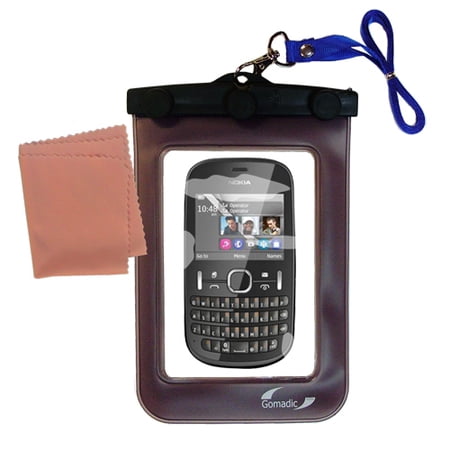 Gomadic Clean and Dry Waterproof Protective Case Suitablefor the Nokia Asha 201 to use Underwater