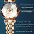 thumbnail image 6 of Seno Women's Watch Fashion Ocean Crystal Ladies Quartz Wristwatches Diamond Watch for Female with Gift Box, 6 of 9