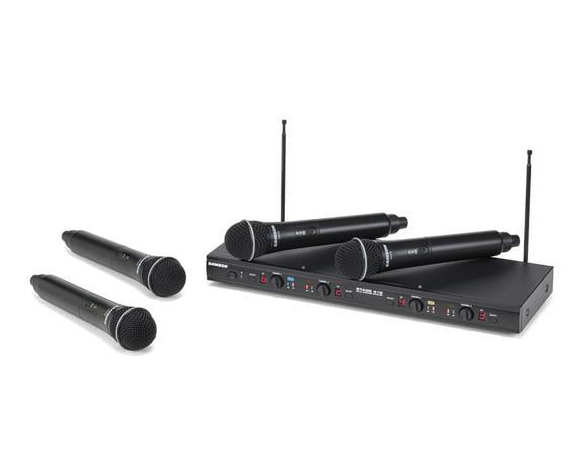 Samson Stage 412 Quad Channel Handheld VHF Wireless System