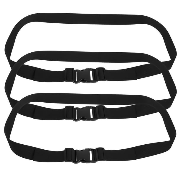ColoMX Arnés de seguridad de repuesto para silla de bebé, correas para silla alta, cinturón de seguridad para bebé, correa de arnés para cochecito de repuesto, 1,6 M, 3 uds.