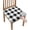 Plaidsan5827, variant on Dining Room Chair Seat Covers, Farmhouse Decoration Black White Plaid Buffalo Check Christmas Halloween Removable Stretch Chair Seat Cushion Slipcovers Protector for Holiday Party, Set of 6