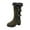 Green, variant on Wyzesi Snow Boots for Toddler Girls Size Women's Autumn and Winter Fashion Suede Warm Furry Boots Belt Buckle Thick Soled Mid Calf Boots with Thick Heels Winter Boots for Women