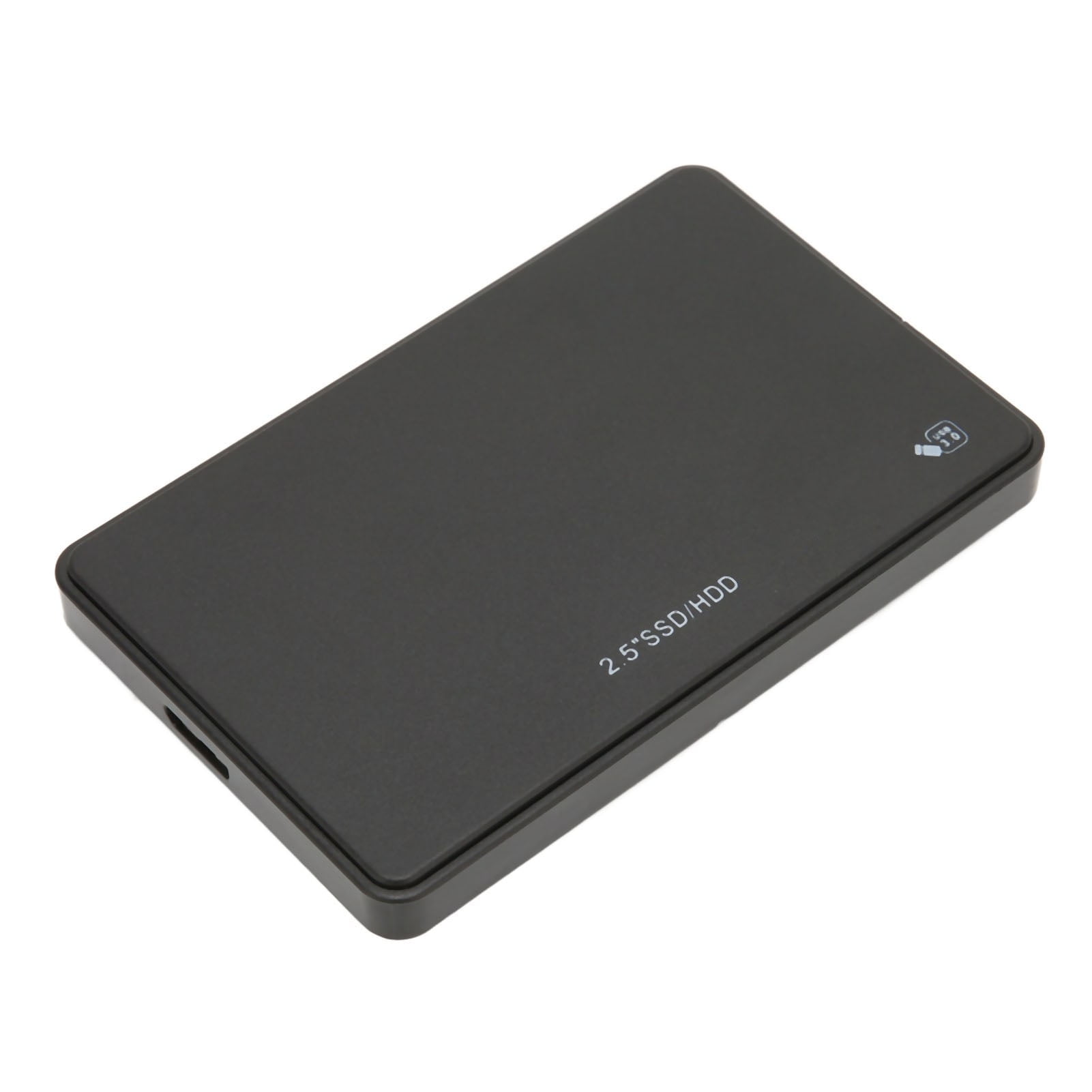 Suodoka 2.5in HDD SSD Enclosure Black USB 3.0 SATA Hard Drive Case (4.7x3x0.5 inches / 120x76x13 mm) External Mobile Solid State Drive Box Shell for Laptop PC U25Q7M3.0