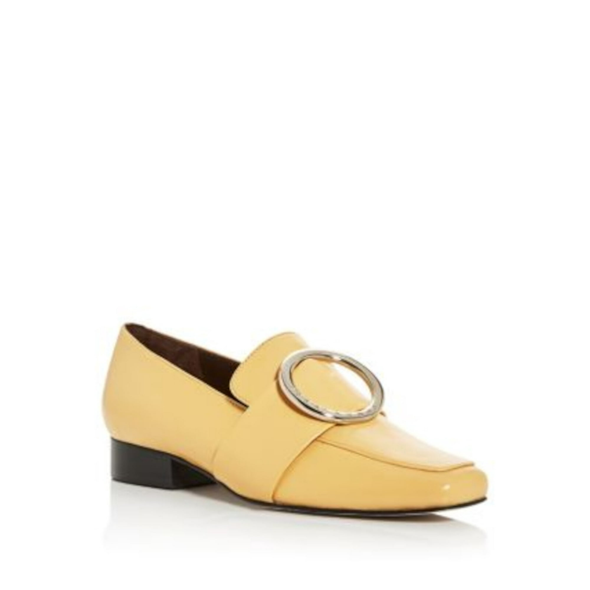 DORATEYMUR Womens Beige Nappa Logo Ring Cushioned Harput Square Toe Block Heel Slip On Leather Dress Heeled Loafers 40 Walmart