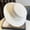White, variant on Ladies' Elegant Silk Pearl Gift Hat, Sunscreen and Sunshade Flat Top Hat, Perfect for Beach Vacations and Outdoor Events, Stylish and Protective Beige