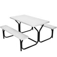 Costway Picnic Table Bench Set Outdoor Backyard Patio Garden Party
