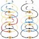 thumbnail image 1 of 10 pulseras de girasol hechas a mano, pulseras de promesa a juego para relaciones a distancia, regalos de cumpleaños, 1 of 7