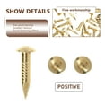 thumbnail image 4 of UPOUART 285Pcs Copper Nail Assortment Kit for Furniture High Hardness Golden Round Head Nails, 4 of 8