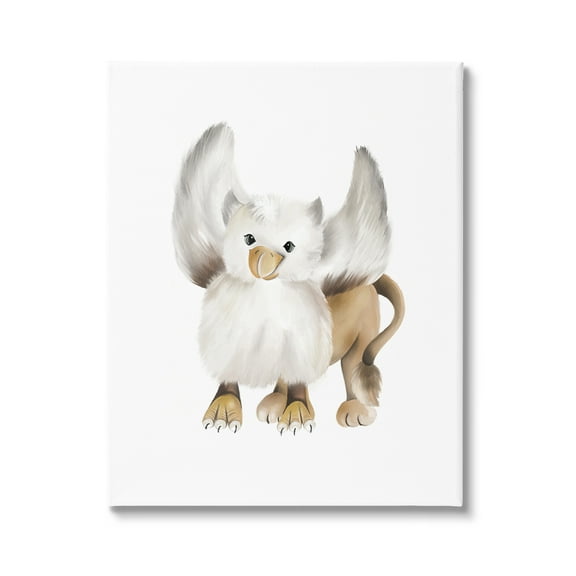 Stupell Industries Mythical Fantasy Creature Winged Hippogriff Painting Painting Gallery Wrapped Canvas Print Wall Art, Design by Studio Q