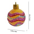 thumbnail image 4 of Miluhome Christmas Ornaments Balls Set of 24 Shatterproof Hanging Xmas Tree Assorted Ornament Decoration 1.57'', 4 of 6