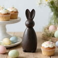 thumbnail image 4 of Black Wooden Easter Bunny Sculpture – Farmhouse Tabletop Ornament for Spring Centerpieces & Birthday Decor, 4 of 9