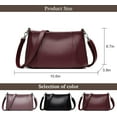 thumbnail image 5 of Fashion Crossbody Bags for Women Soft Leather Purses and Handbags Ladies Shoulder Bag Casual, 5 of 7