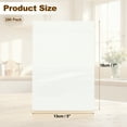 thumbnail image 2 of Uxcell Coin Envelopes, 200 Pack 7" x 5" Resealable Kraft Paper Packets Small Coin Envelope with Clear Window and Zip, White, 2 of 7