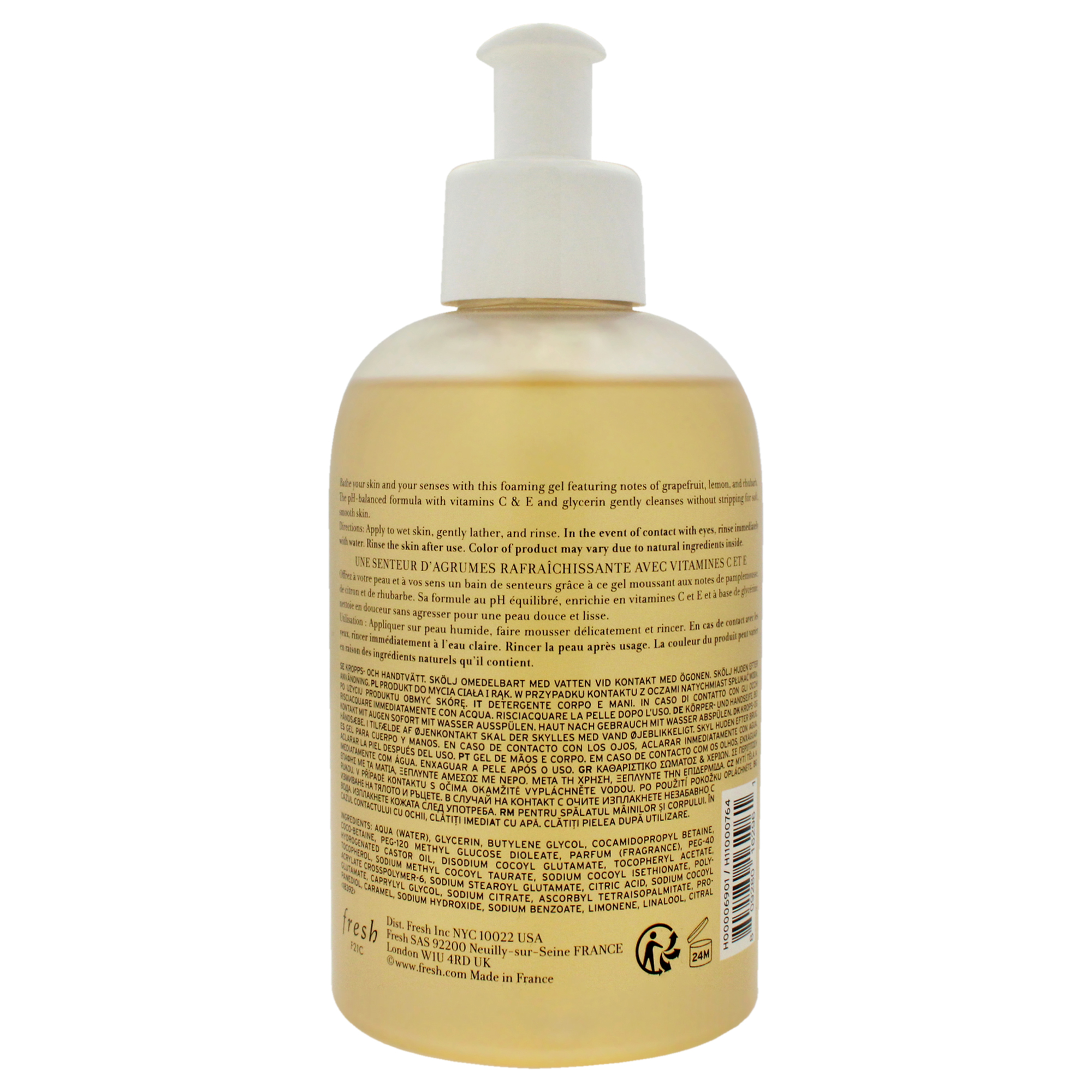 Fresh Hesperides Grapefruit Body and Hand Wash , 10 oz Body Wash