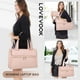 thumbnail image 2 of Bolsa para portátil LOVEVOOK para mujer, 15.6 pulgadas, piel impermeable, rosa, 2 of 8