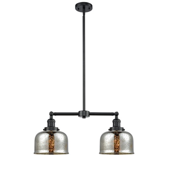 Innovations 209-OB-G78-LED Transitional Two Light Chandelier from Franklin Restoration collection in Bronze / Dark finish, 7.50 inches