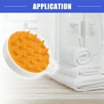 thumbnail image 2 of Vocoste Scalp Massager Hair Care Scalp Massager Shampoo Brush Orange 3.74'x3.15'x1.77' Massager Tools, 2 of 3