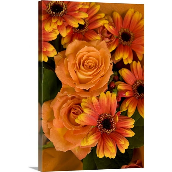 Great BIG Canvas | "Summer Bouquet III" Canvas Wall Art - 24x36