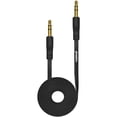 thumbnail image 3 of 3.5mm Premium Auxiliary Audio Flat AUX Cable for Headphones, iPods, iPhones, iPads, Home / Car Stereos and More (Black), 3 feet - Pack of 3, 3 of 3