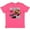 Vintage Hot Pink, variant on Big Sister and Biggest Fan Football Player Youth T-Shirt