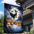 thumbnail image 3 of Happy Halloween Airedale Terrier Witch Pumpkins Bats House Flag 28x40in Double Sided Dale Waterside Dog Lover Outdoor Decor - 13012, 3 of 5
