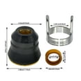 thumbnail image 2 of 3-Piece Cutting Tool Accessory Set Compatible with S45 and 60 Plasma Torch Models 3PCS, 2 of 6