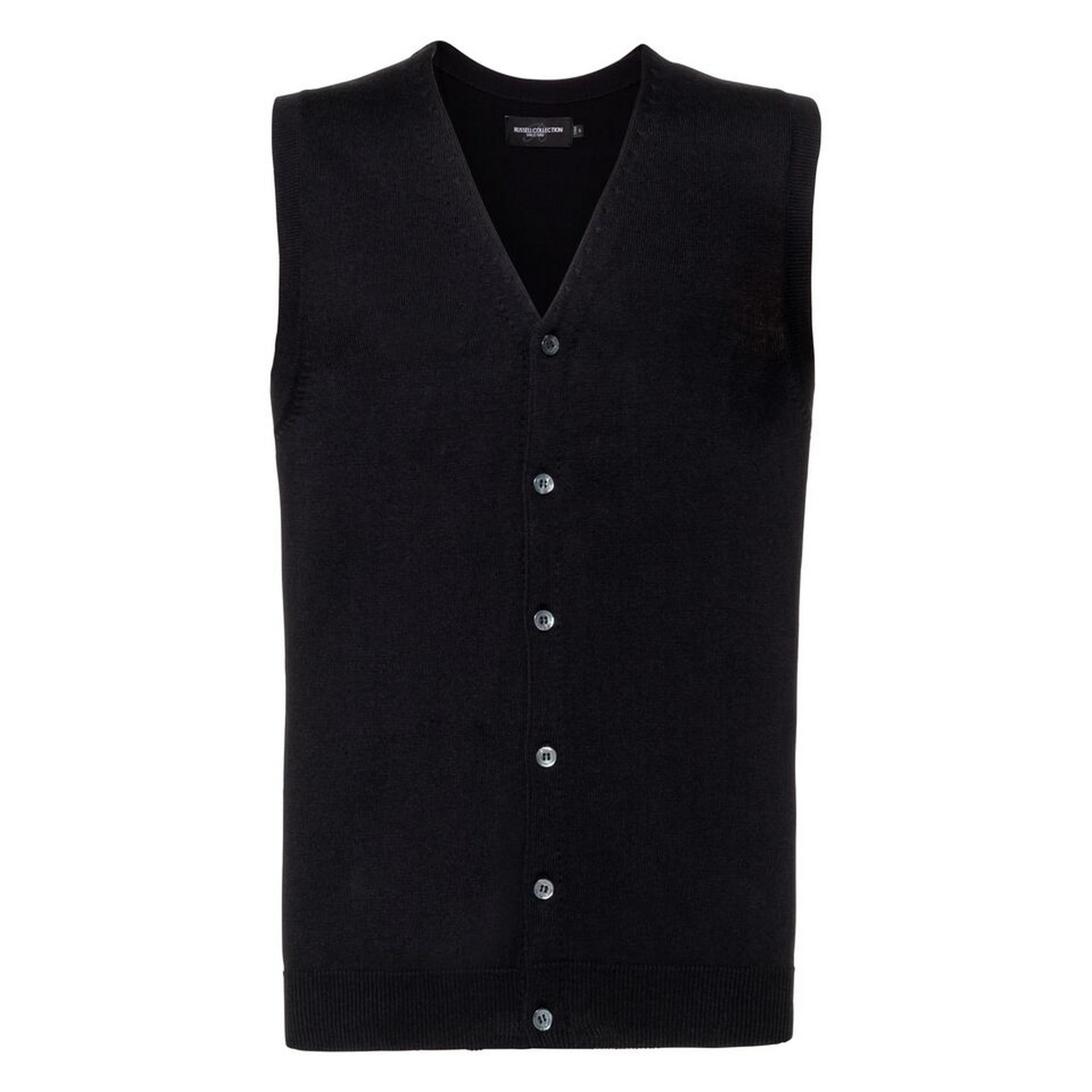 Black sleeveless cardigan mens best sale