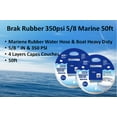 thumbnail image 5 of Brak Marine Rubber 350psi 5/8 in Marine 50ft, 4 Layers Cape Couches, 5 of 5
