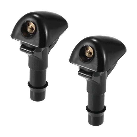 Unique Bargains Windshield Wiper Washer Nozzle Spray Jet Fit for Nissan Frontier Plastic Black 2 Pcs