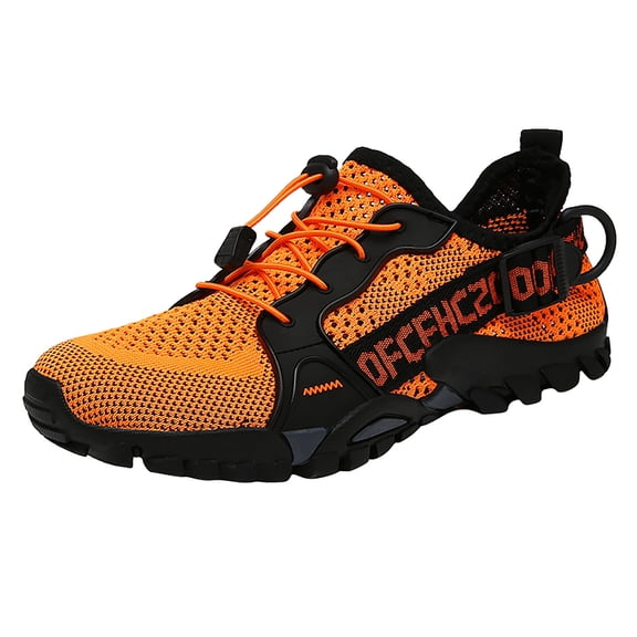 NOKIO Water Shoes for Men Bar𝖾𝖿oot Hiking Sneakers Lightweight Quick-Drying Swim Shoes Outdoor Non-S𝗅ip Walking Shoes Beac𝗁 Socks Shoes for Water Sport Diving Hiking Sailing Travel